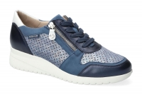 chaussure mephisto lacets iasmina perf bleu nuit